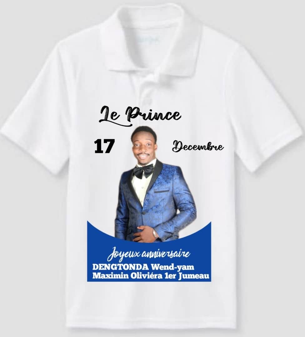 T-shirts personnalisés( anniversaire, mariage, cérémonie....) - Image 5
